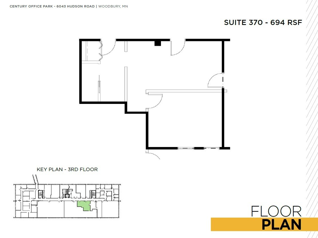 6043 Hudson Rd, Woodbury, MN à louer Plan d’étage– Image 1 sur 1