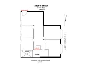 2000 P St NW, Washington, DC à louer Plan de site– Image 1 sur 1