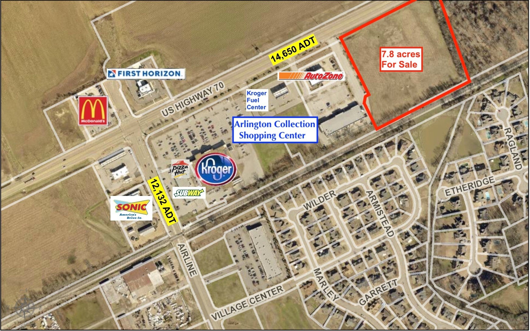 11695 US Highway 70, Arlington, TN à vendre Photo principale– Image 1 sur 2