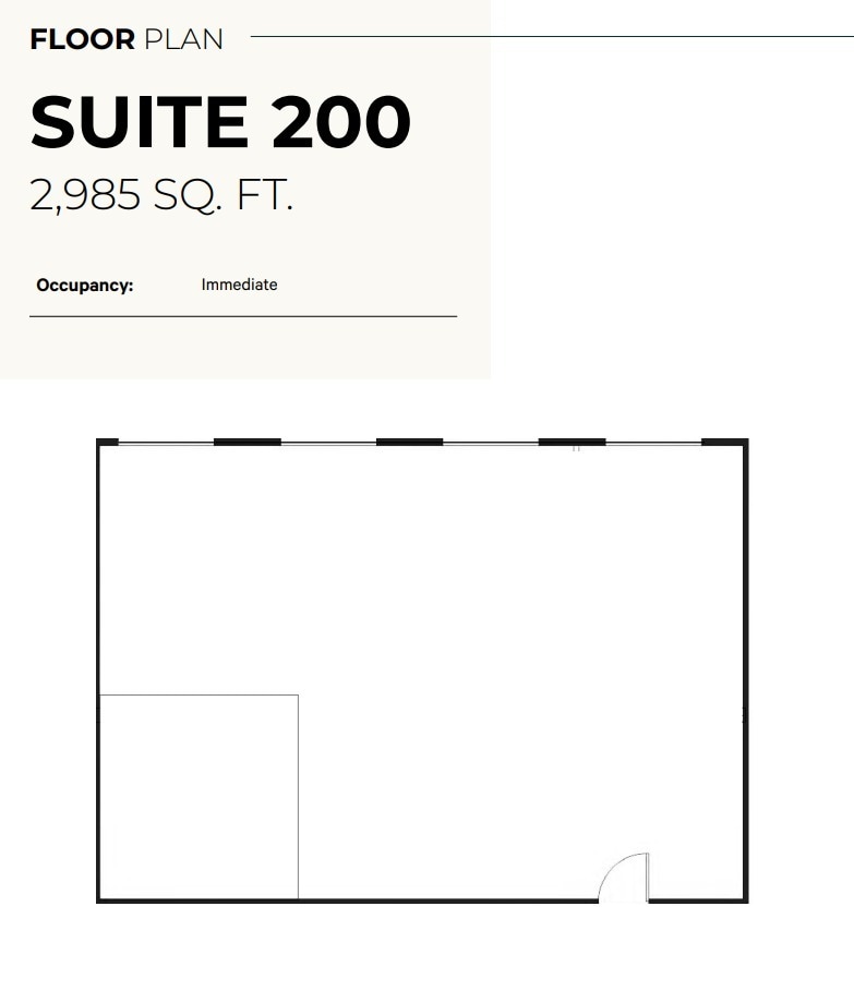 372 Richmond St W, Toronto, ON à louer Plan d’étage– Image 1 sur 5