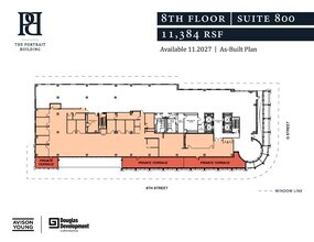 701 8th St NW, Washington, DC à louer Plan d’étage– Image 1 sur 1