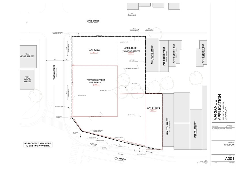 1740 7th St. Wood, Oakland, CA à vendre - Plan de site – Image 2 sur 7