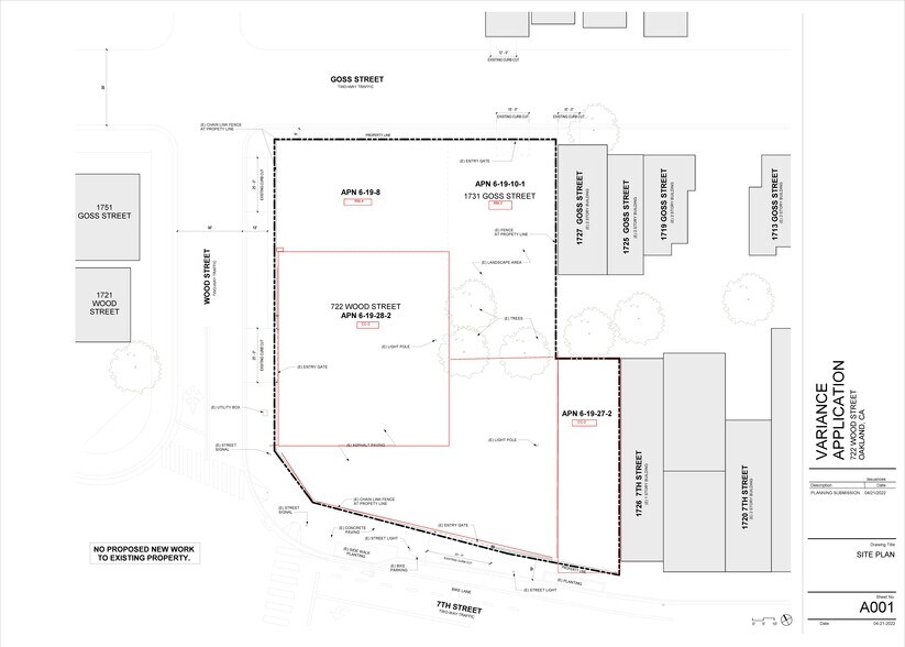 1740 7th St. Wood, Oakland, CA à vendre - Plan de site – Image 3 sur 7