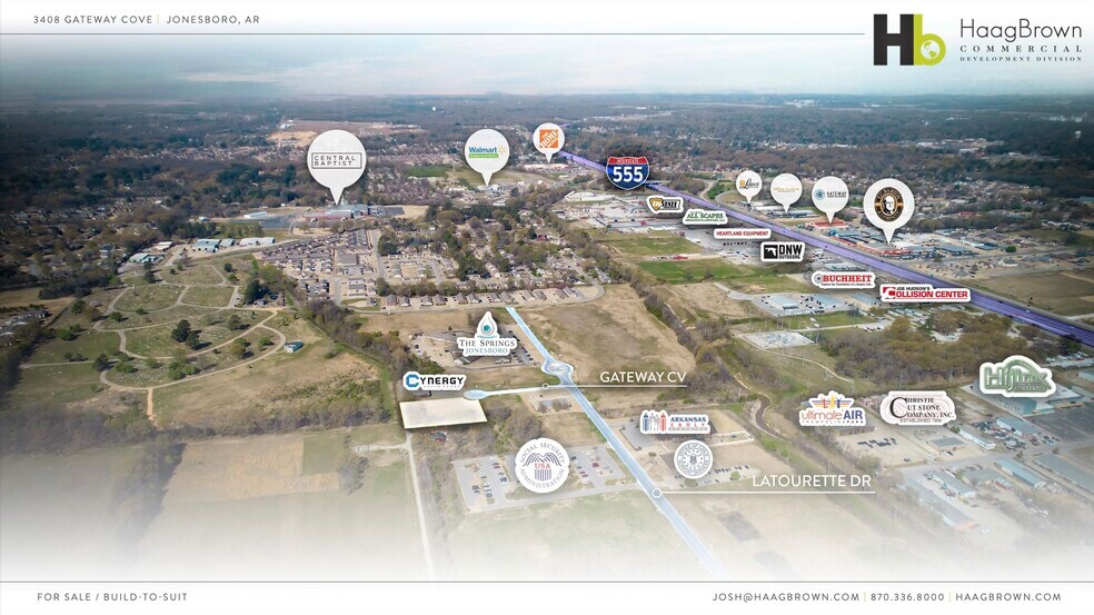 3408 Gateway Cv, Jonesboro, AR à vendre - Aérien – Image 2 sur 6