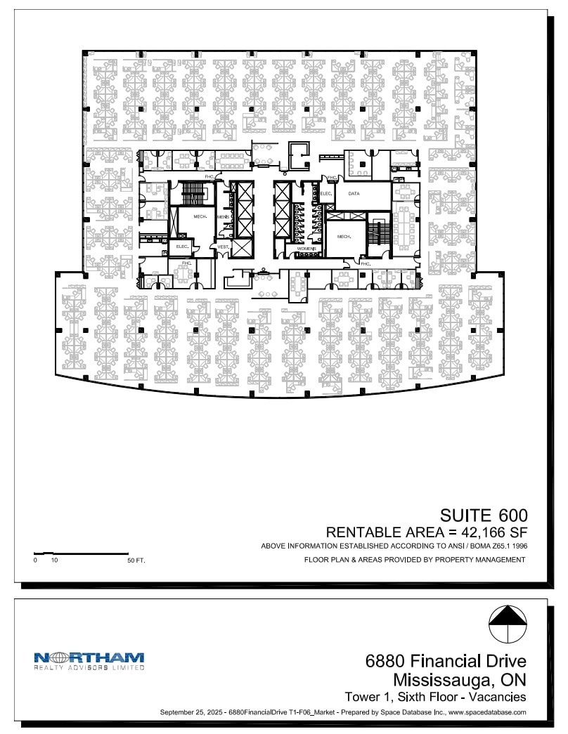 6880 Financial Dr, Mississauga, ON à louer Plan d’étage– Image 1 sur 1