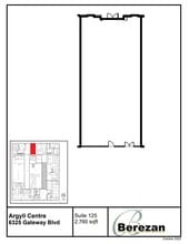 6325 Gateway Blvd NW, Edmonton, AB à louer Plan d’étage– Image 1 sur 1
