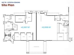 2699 Union Ave, San Jose, CA à louer Plan d’étage– Image 1 sur 1