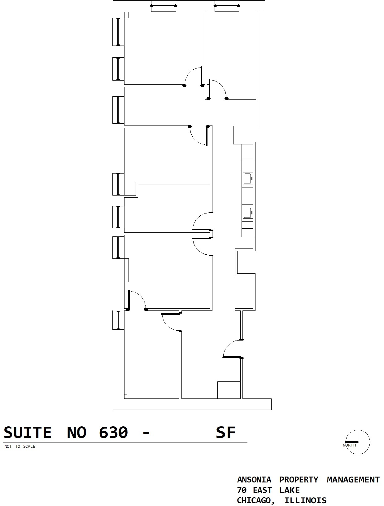 70 E Lake St, Chicago, IL à louer Plan d’étage– Image 1 sur 6