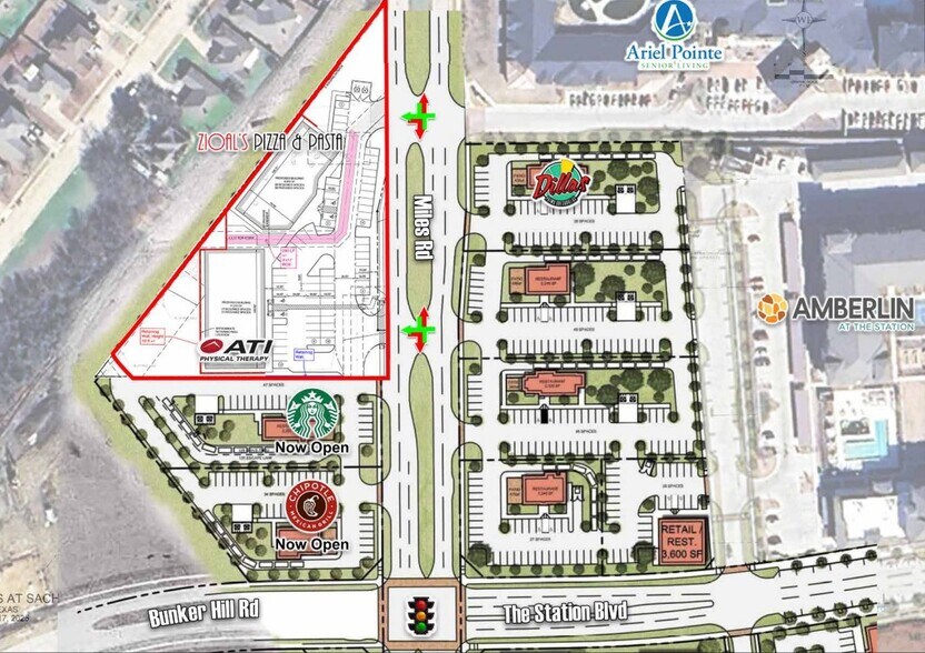 NWQ of Miles Rd & Bunker Hill, Sachse, TX à vendre - Plan de site – Image 3 sur 3