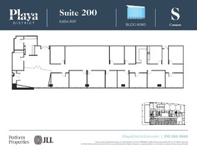 6100 Center Dr, Los Angeles, CA à louer Plan d’étage– Image 1 sur 1