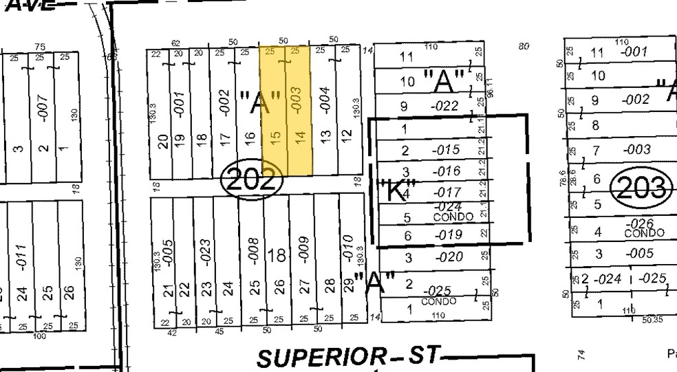 219 W Chicago Ave, Chicago, IL à louer - Plan cadastral – Image 2 sur 4