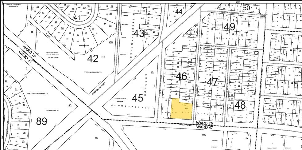 2276-2282 Park Ave, Memphis, TN à louer - Plan cadastral – Image 2 sur 4