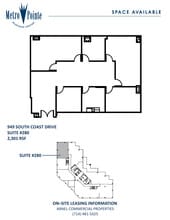 949 S Coast Dr, Costa Mesa, CA à louer Plan d’étage– Image 1 sur 1