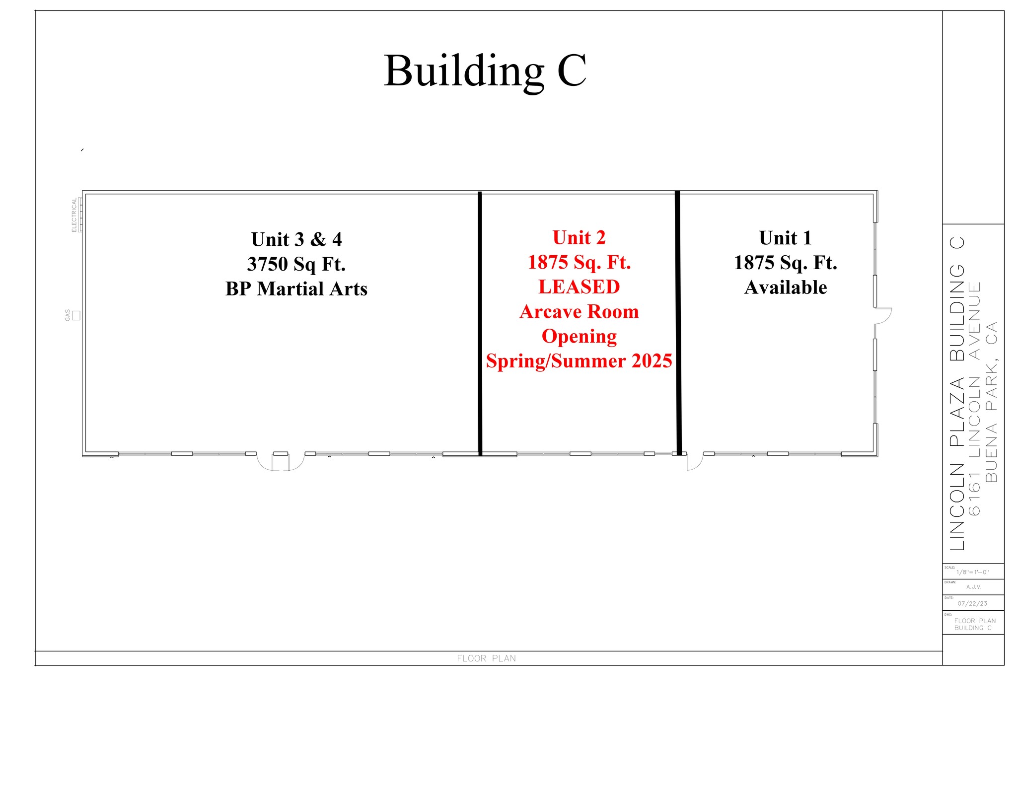 6161 Lincoln Ave, Buena Park, CA à louer Plan de site– Image 1 sur 4