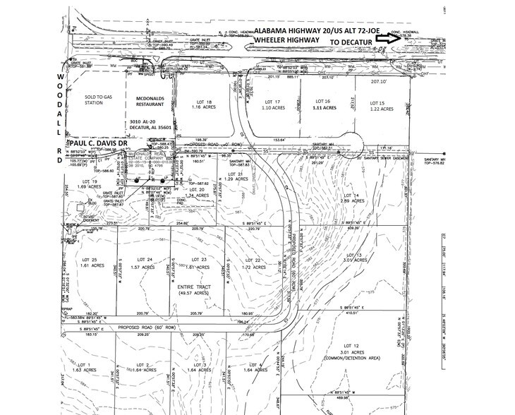 Near Corner Of Al Hwy 20 And Woodall Road, Decatur, AL à vendre - Photo de l’immeuble – Image 3 sur 3