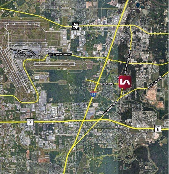 2831 S Houston Ave, Humble, TX à vendre - Aérien – Image 3 sur 3