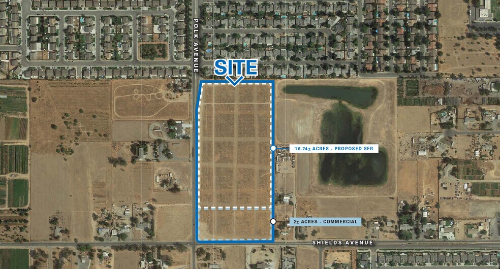 NEC W Shields & Polk Ave, Fresno, CA à vendre - Photo de l’immeuble – Image 2 sur 2
