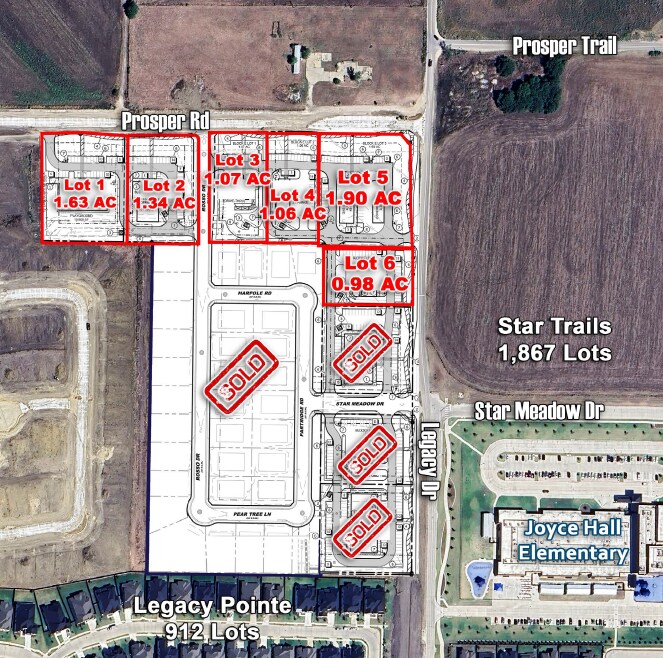 SWC Prosper Trail & Legacy Dr, Prosper, TX à vendre Photo principale– Image 1 sur 3