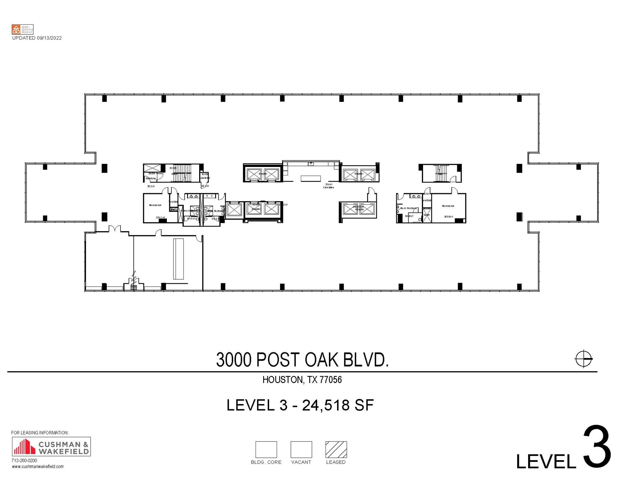 3000 Post Oak Blvd, Houston, TX à louer Plan d’étage– Image 1 sur 1