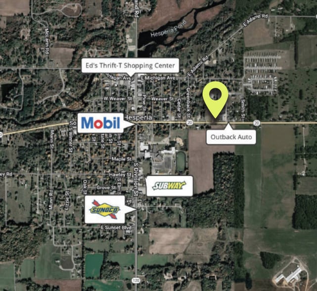395 E South Ave, Hesperia, MI à vendre - Photo de l’immeuble – Image 2 sur 3