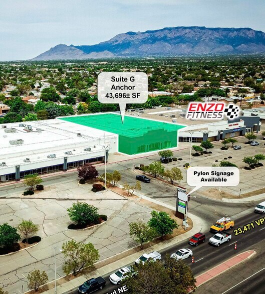 3821 Menaul Blvd NE, Albuquerque, NM à louer - Photo de l’immeuble – Image 2 sur 9