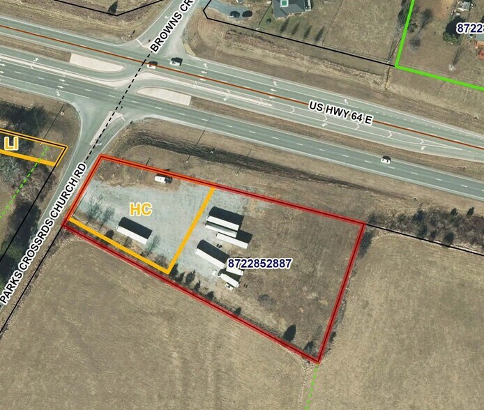 121 Parks Crossroads Church Rd, Ramseur, NC à vendre - Aérien – Image 2 sur 17