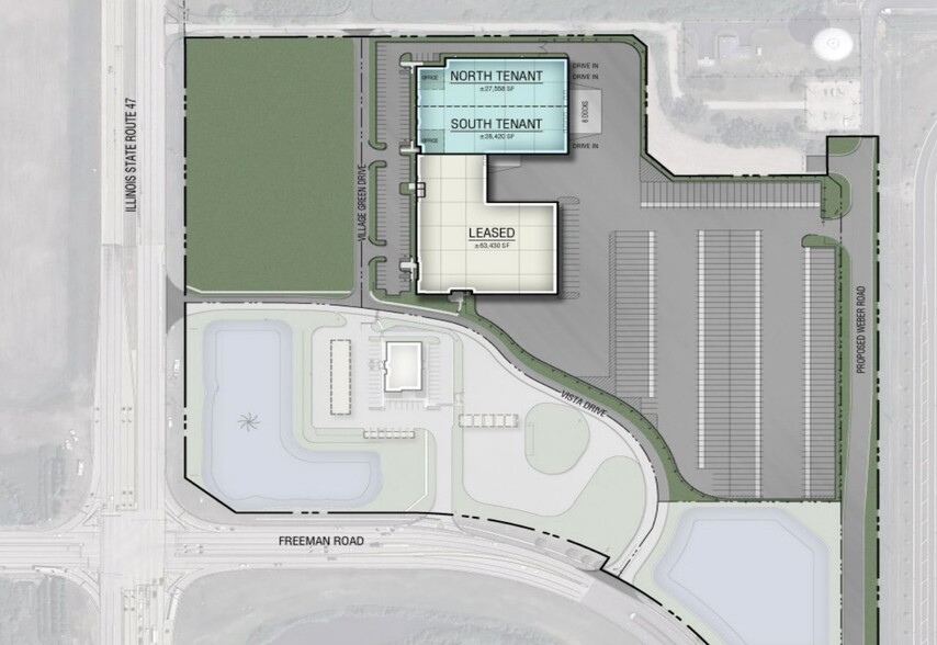 11900 Freeman Rd, Huntley, IL à louer - Plan de site – Image 3 sur 3