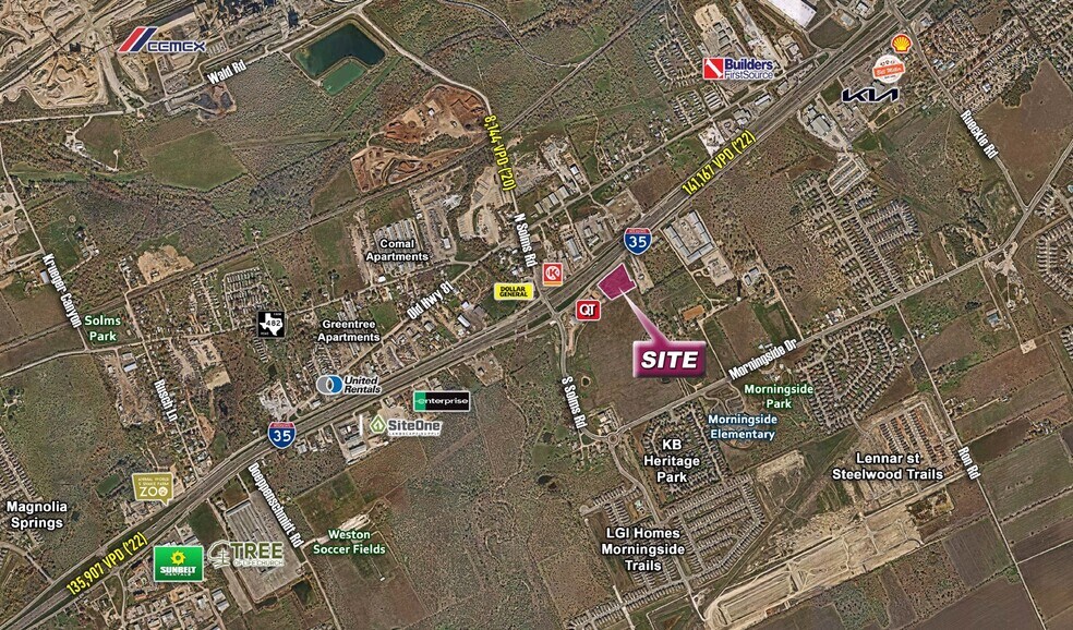 SEC of I-35 & S Solms Rd, New Braunfels, TX à vendre - Photo principale – Image 1 sur 2