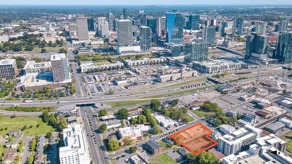 301 15th Ave N, Nashville, TN à vendre - Aérien – Image 1 sur 5