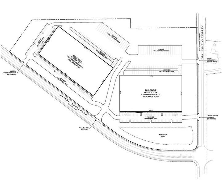 5010 Jaindl Blvd, Bethlehem, PA à louer - Plan de site – Image 1 sur 1