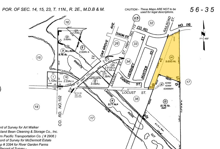 42445 County Road 116, Knights Landing, CA à louer - Plan cadastral – Image 3 sur 8