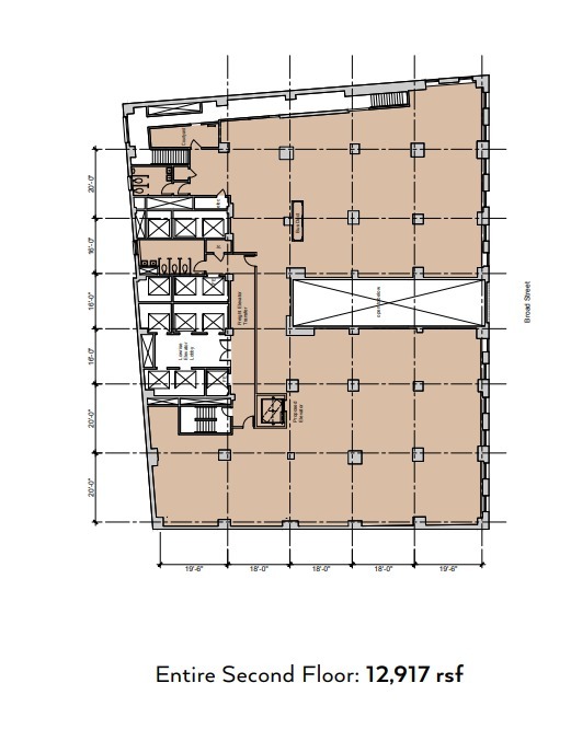 80-86 Broad St, New York, NY à louer Plan d’étage– Image 1 sur 1