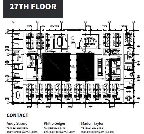 401 N Michigan Ave, Chicago, IL à louer Plan d’étage– Image 1 sur 1
