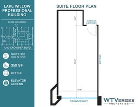 7240 Crowder Blvd, New Orleans, LA à louer Plan d’étage– Image 1 sur 1