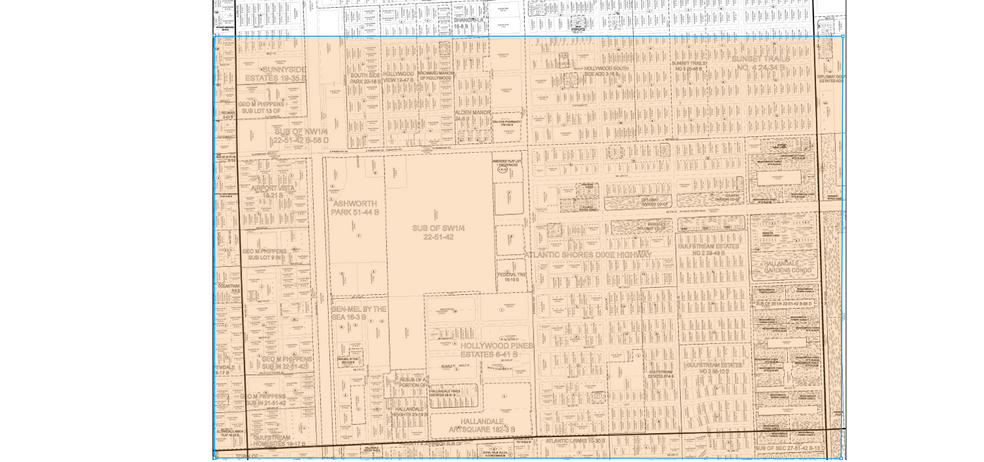 517 NE 2nd Ave, Hallandale Beach, FL à louer - Plan cadastral – Image 3 sur 3