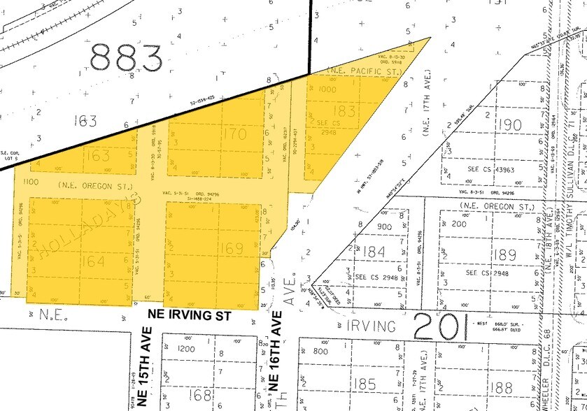 1425 NE Irving St, Portland, OR à louer - Plan cadastral – Image 2 sur 2