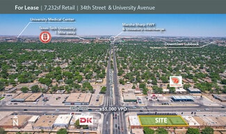 Plus de détails pour 2431 34th St, Lubbock, TX - Local commercial à louer