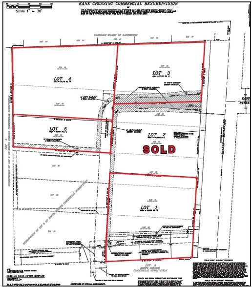 NWC Mclean And Spring Rd, South Elgin, IL à vendre - Plan cadastral – Image 2 sur 2