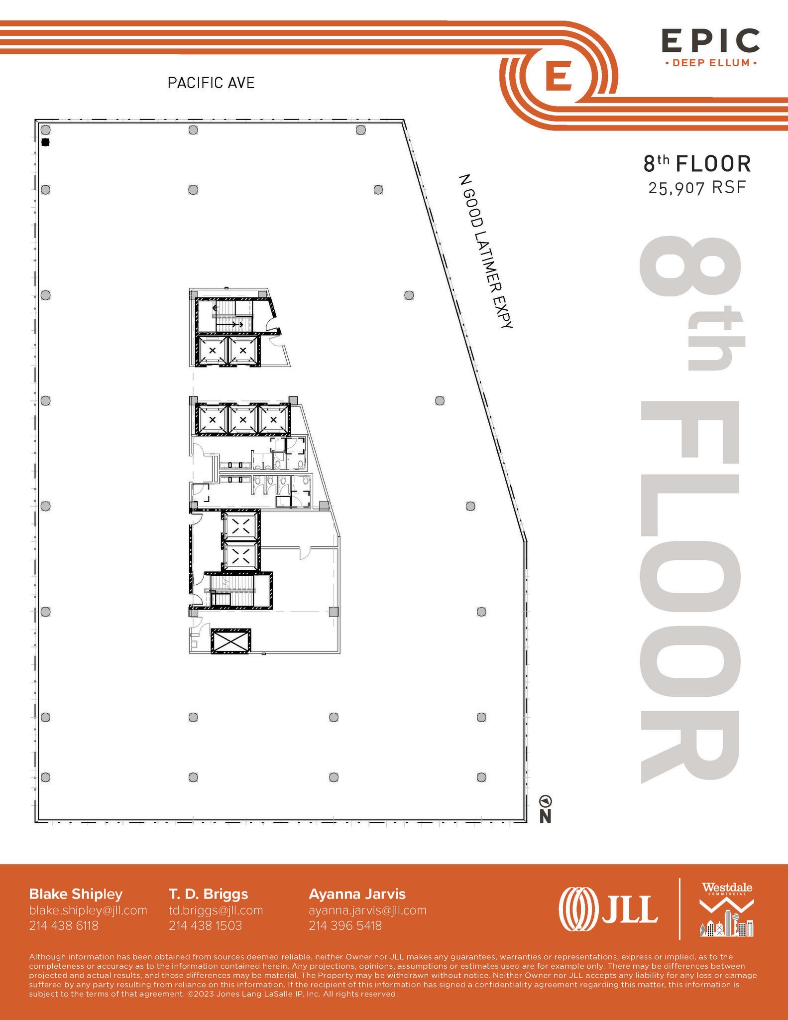 2550 Pacific Ave, Dallas, TX à louer Plan d’étage– Image 1 sur 1
