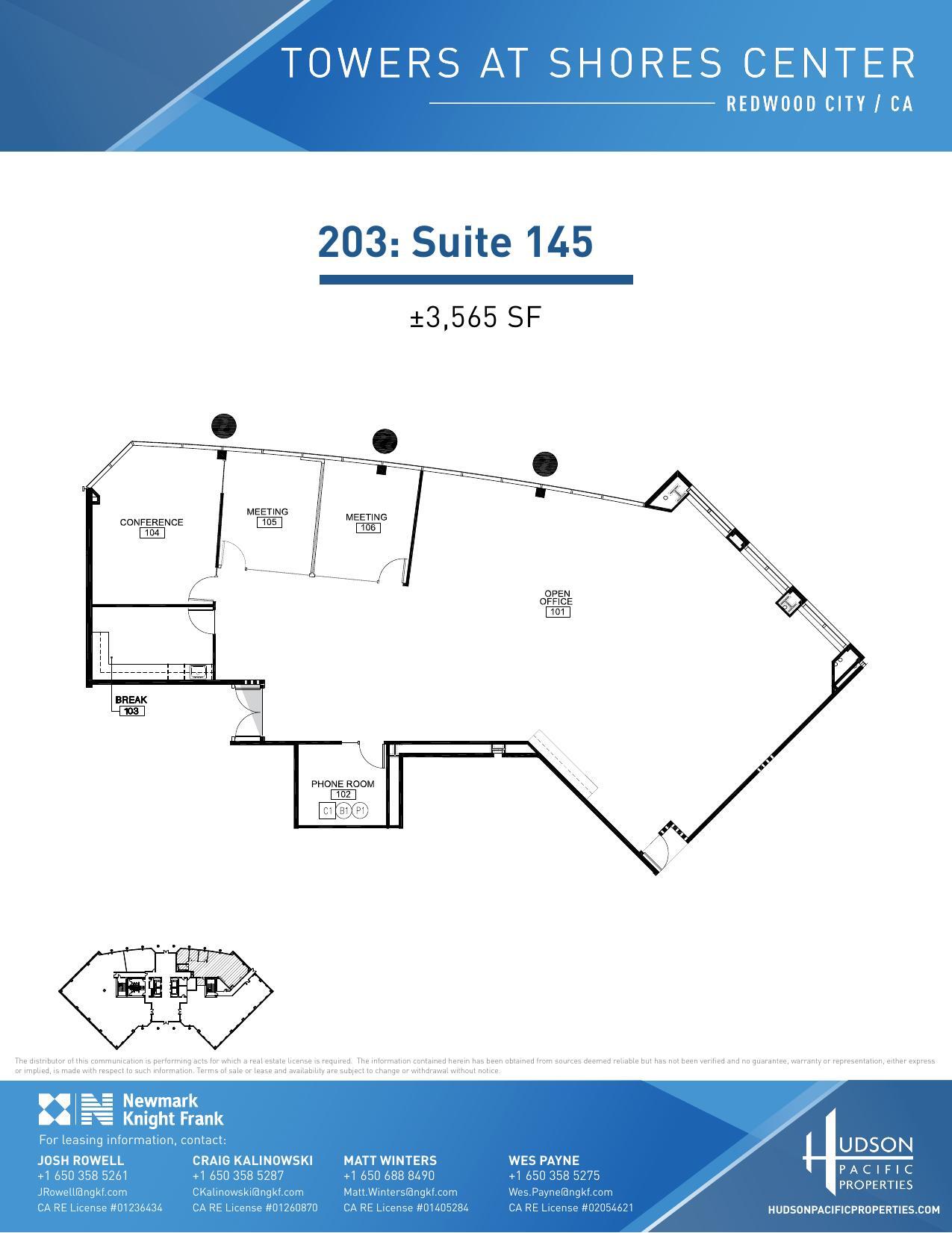 201 Redwood Shores Pky, Redwood City, CA à louer Plan d’étage– Image 1 sur 1