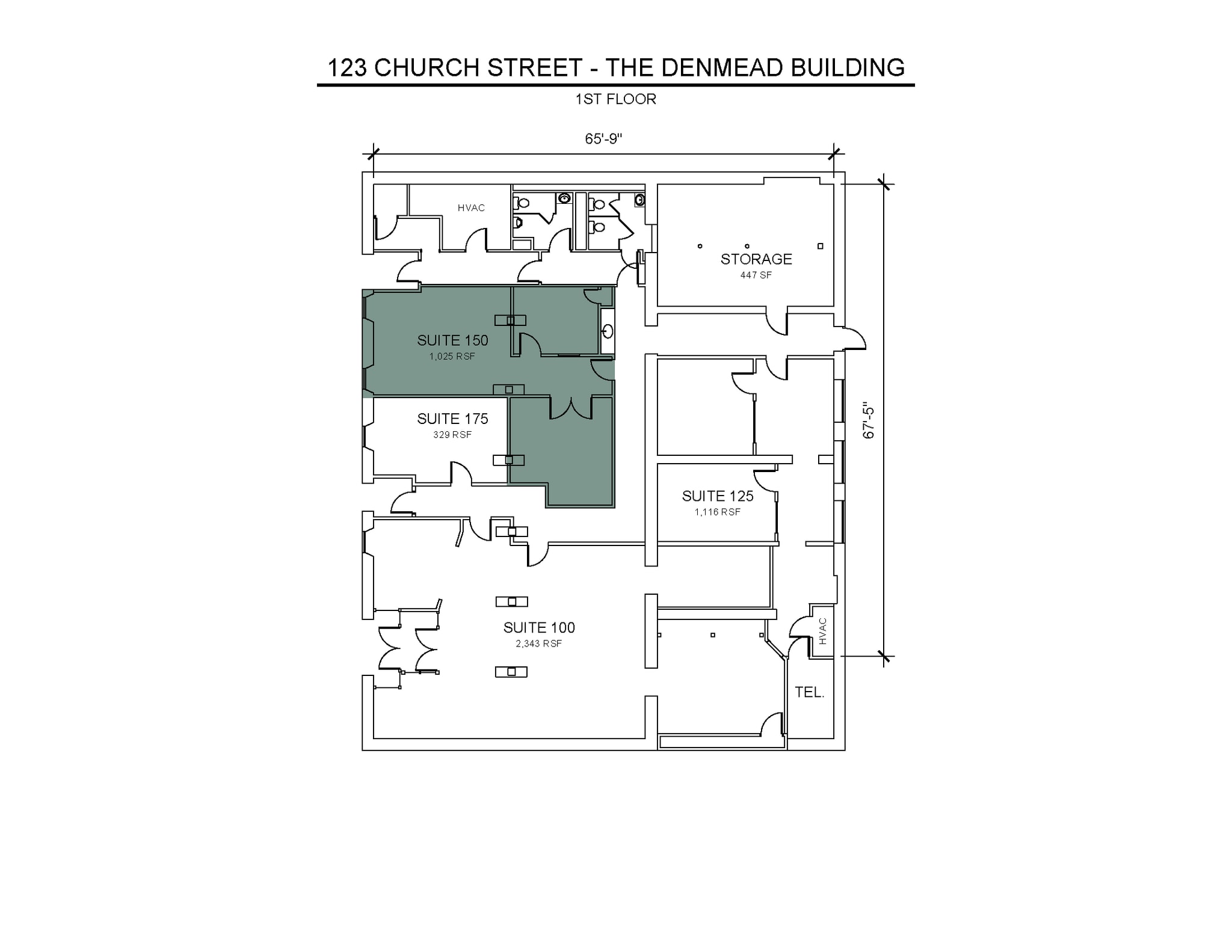 113 Church St, Marietta, GA à louer Plan d’étage– Image 1 sur 1