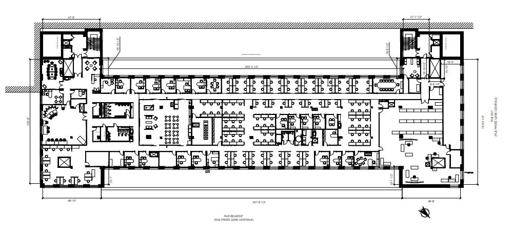 895 Rue De La Gauchetière O, Montréal, QC à louer Plan d’étage– Image 1 sur 1