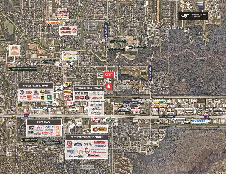 2222 Greenhouse Rd, Houston, TX à vendre - Aérien – Image 2 sur 2