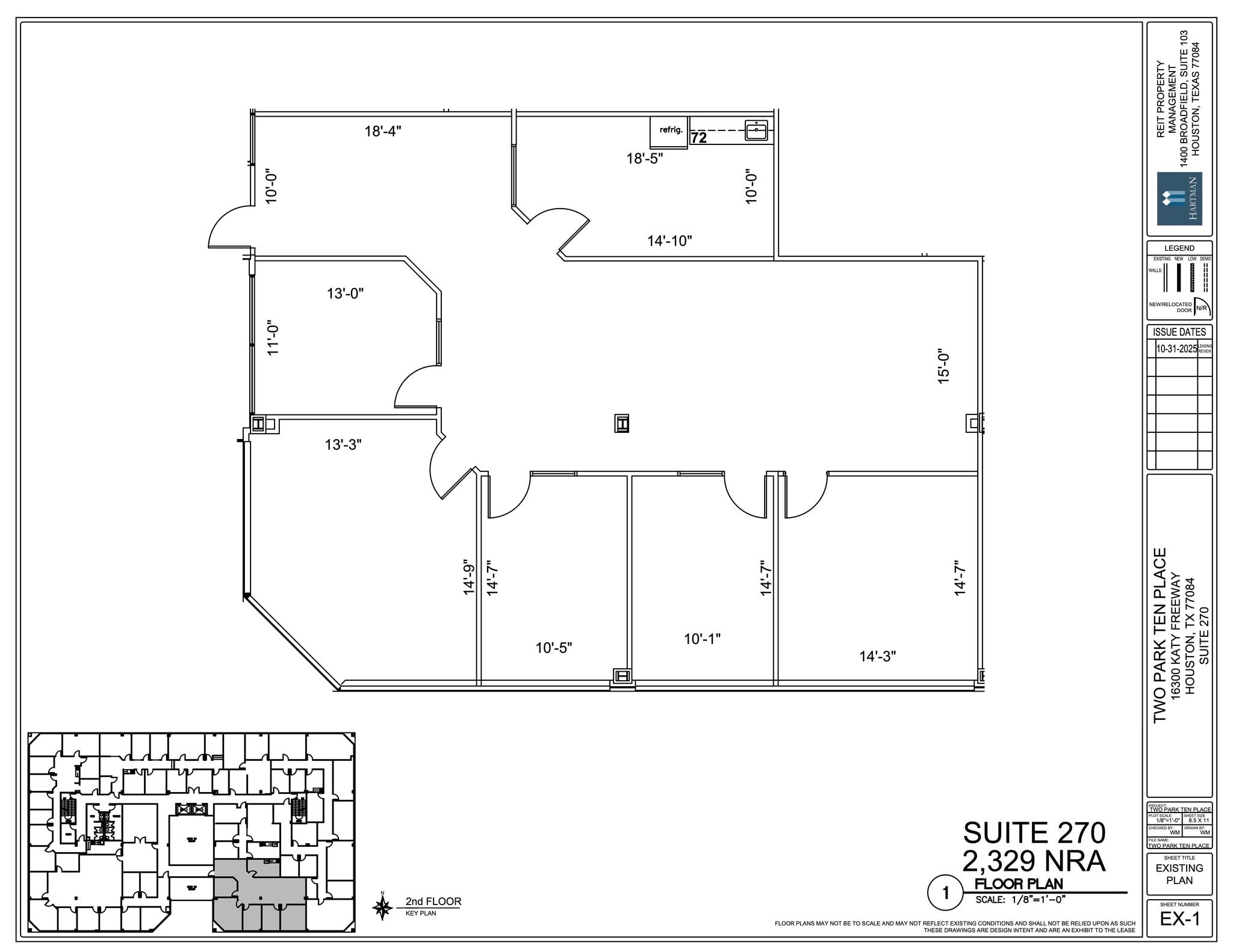 16300 Katy Fwy, Houston, TX à louer Plan de site– Image 1 sur 1