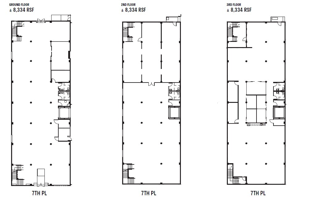 2120-2140 E 7th Pl, Los Angeles, CA à louer Plan d’étage– Image 1 sur 2