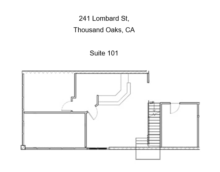 241 Lombard St, Thousand Oaks, CA à louer Plan d’étage– Image 1 sur 9