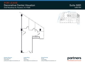 5120 Woodway Dr, Houston, TX à louer Plan de site– Image 1 sur 1