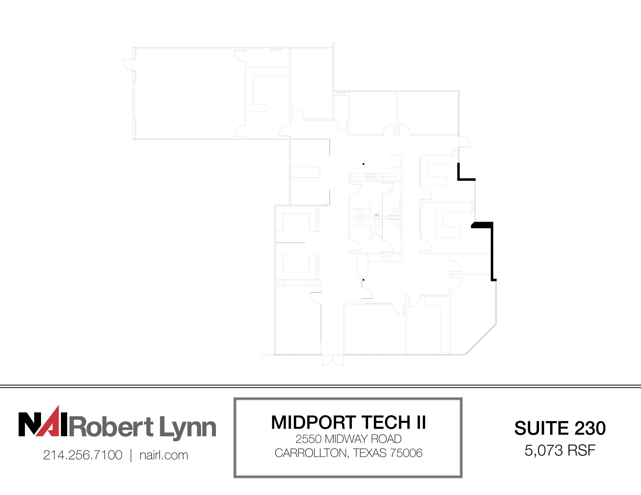 2550 Midway Rd, Carrollton, TX à louer Plan d’étage– Image 1 sur 2