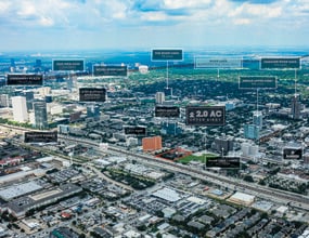 2700 S Southwest Fwy, Houston, TX - VUE AÉRIENNE  vue de carte