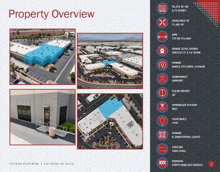 770 Pilot Rd, Las Vegas, NV à louer - Photo de l’immeuble – Image 2 sur 7
